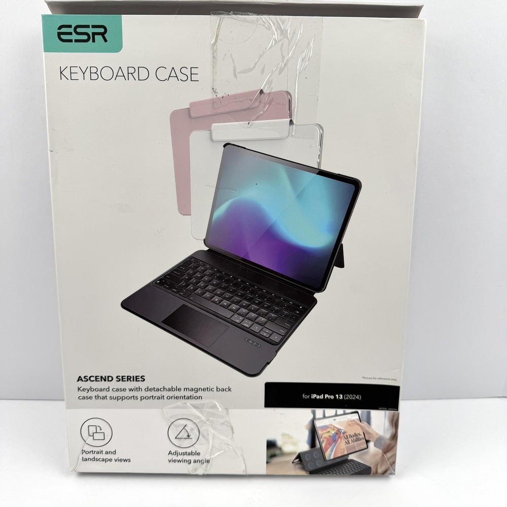ESR‎ Ascend Series Wireless Keyboard Case For IPad Pro 13 2024 Black 6B020A